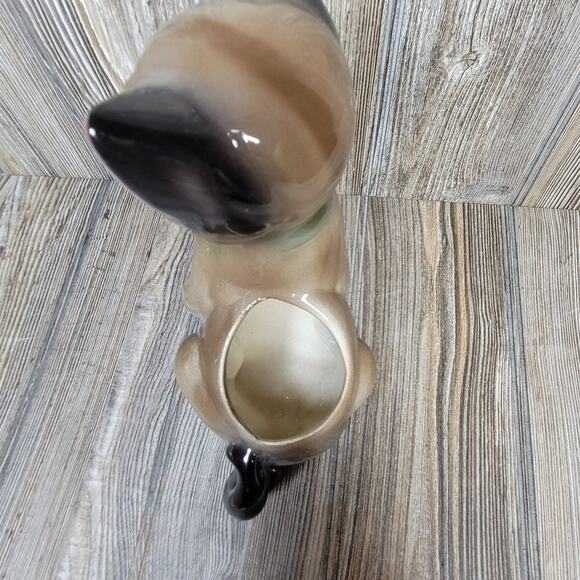 Vintage Royal Copley Cat & Yarn Ball Kitten Planter - Picture 5 of 6